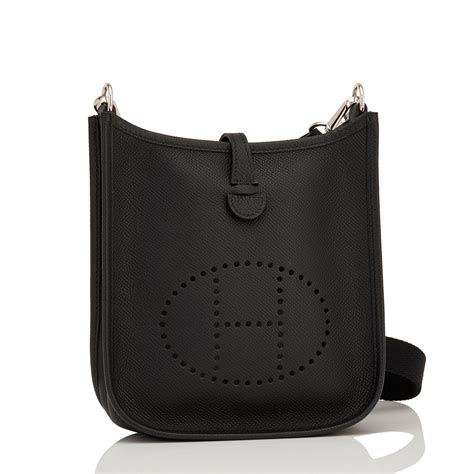 hermes crossbody bag black|hermes evelyne crossbody bags.